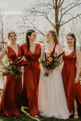 Kledij Bruidsmeisjes jurken Team Bride